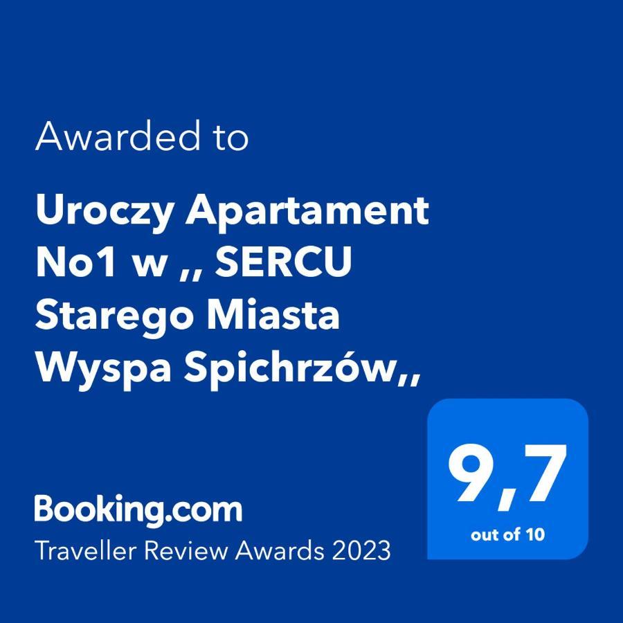 Uroczy Apartament No1 W ,, Sercu Starego Miasta Wyspa Spichrzow,, Gdansk Dış mekan fotoğraf